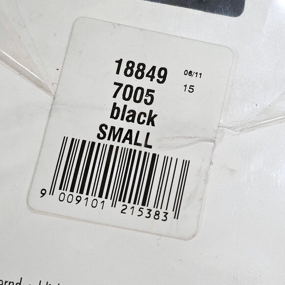 Wolford Sofia Pantyhose Tights, Black with Diamond Pattern, Size S - Picture 3 of 4